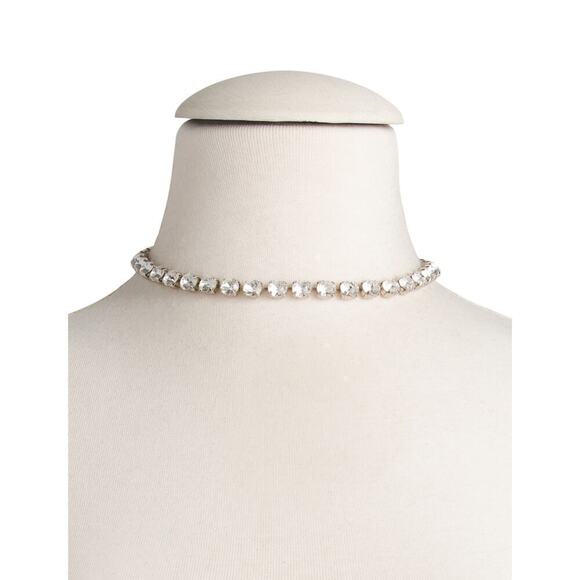 Sorrelli New Gold Plated Mara Crystal Silver Tone Statement Chocker‎ Necklace - Picture 2 of 7